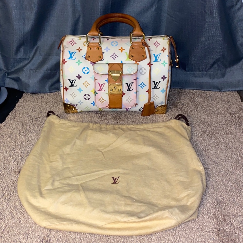 Louis Vuitton Speedy Monogram Multicolor 30 Dust Bag Key - Picture 3 of 16